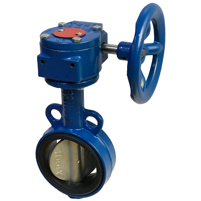 Gear operated butterfly valve (Wafer type)